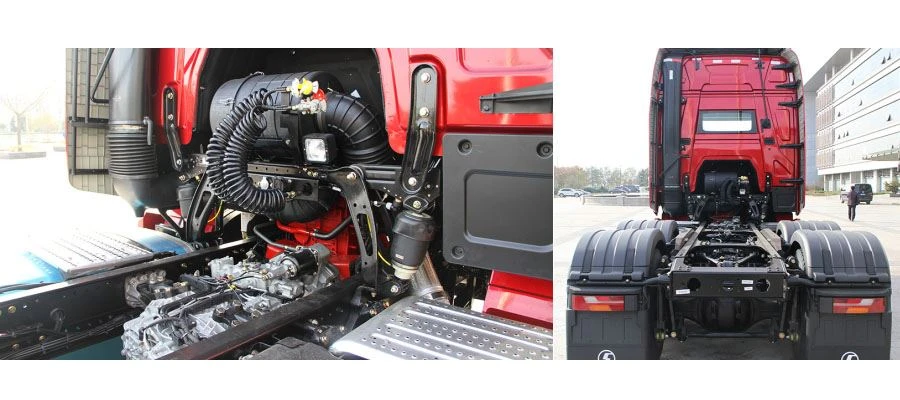 Shacman tractor truck detail show