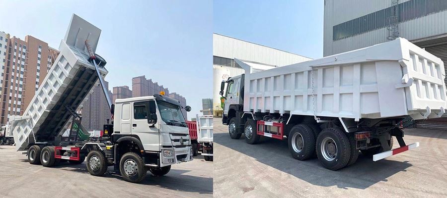 HOWO 8x4 12 Wheels Dump Truck detail